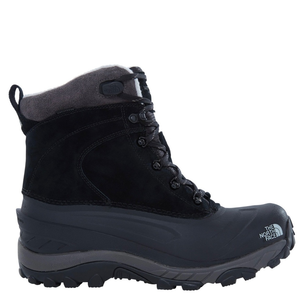 The North Face Men's Black and Gray Snow Boots